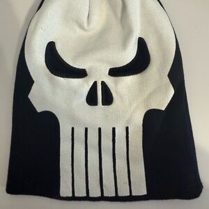 Punisher White Skull Pullover Beanie Mask